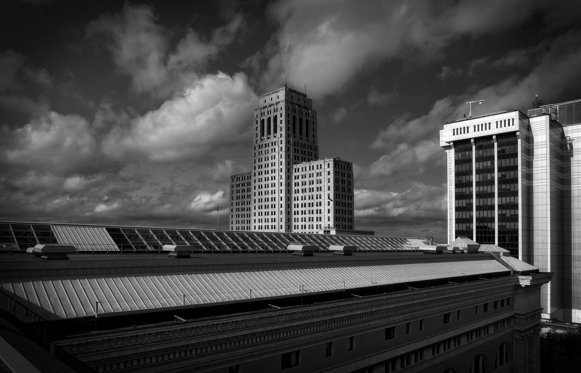 State Education Roof Top Showing the Alfred E. Smith Building ... Albany, N.Y.