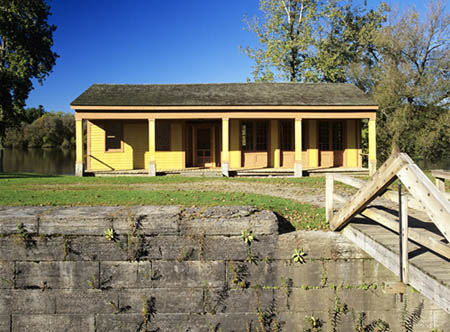 Putman's Canal Store Lock 28 on the Erie Canal 1856 ... Schoharie Crossing's, NY : Historical : Architectural Photography | David Miller | David R. Miller | Photography | American | Architectural | Architects | Construction | Contractors | Nationwide | Landscape | Designers | Goggle | Revolutionary War | Fine Art | Stock